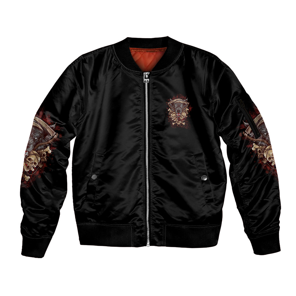 Your First Mistake Was Thingking Sleeve Zip Bomber Jacket - Wonder Print Shop