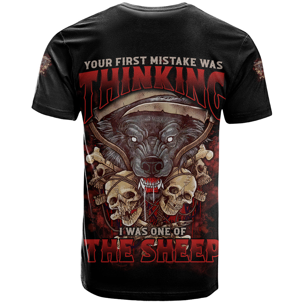 Your First Mistake Was Thingking T Shirt - Wonder Print Shop