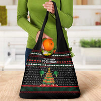 Vegan Christmas Grocery Bag with Tis the Season to Go Vegan Quote and Vegetable Tree - Wonder Print Shop