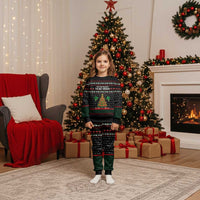 Vegan Christmas Pajama Set with Tis the Season to Go Vegan Quote and Vegetable Tree - Wonder Print Shop