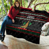 Vegan Christmas Quilt with Tis the Season to Go Vegan Quote and Vegetable Tree - Wonder Print Shop