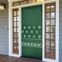 Funny Whiskey Christmas Door Cover with Santa Holding Mug and We Whiskey You a Merry Christmas Quote - Wonder Print Shop