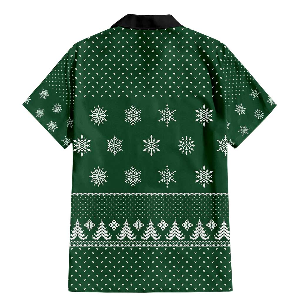 Funny Whiskey Christmas Family Matching Mermaid Dress and Hawaiian Shirt with Santa Holding Mug and We Whiskey You a Merry Christmas Quote - Wonder Print Shop