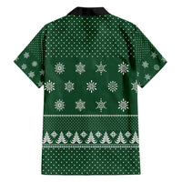 Funny Whiskey Christmas Family Matching Summer Maxi Dress and Hawaiian Shirt with Santa Holding Mug and We Whiskey You a Merry Christmas Quote - Wonder Print Shop