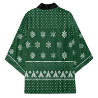 Funny Whiskey Christmas Kimono with Santa Holding Mug and We Whiskey You a Merry Christmas Quote - Wonder Print Shop