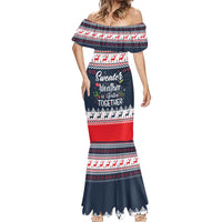 Sweater Weather Christmas Mermaid Dress with Better Together Quote and Reindeer Snowflake - Wonder Print Shop