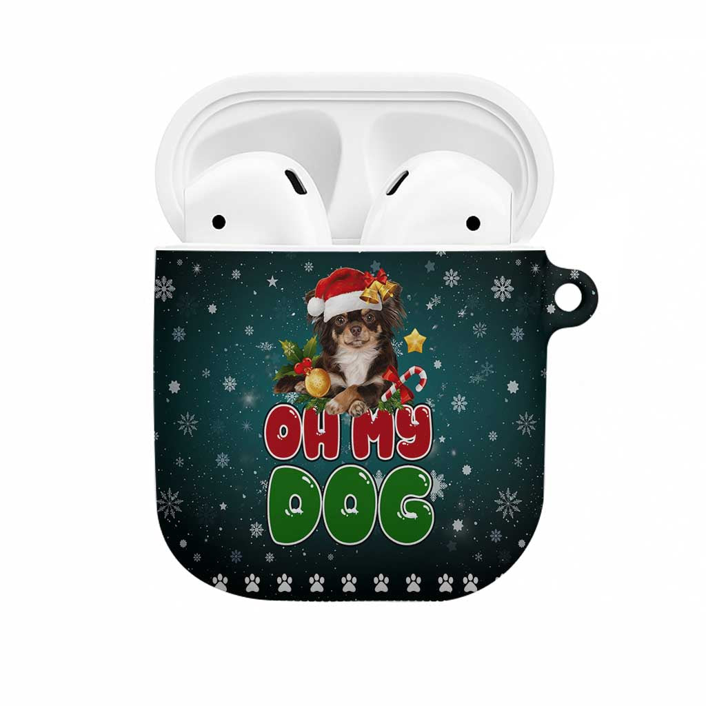Chihuahua Oh My Dog Christmas AirPods Case Xmas Holiday Patterns - Wonder Print Shop