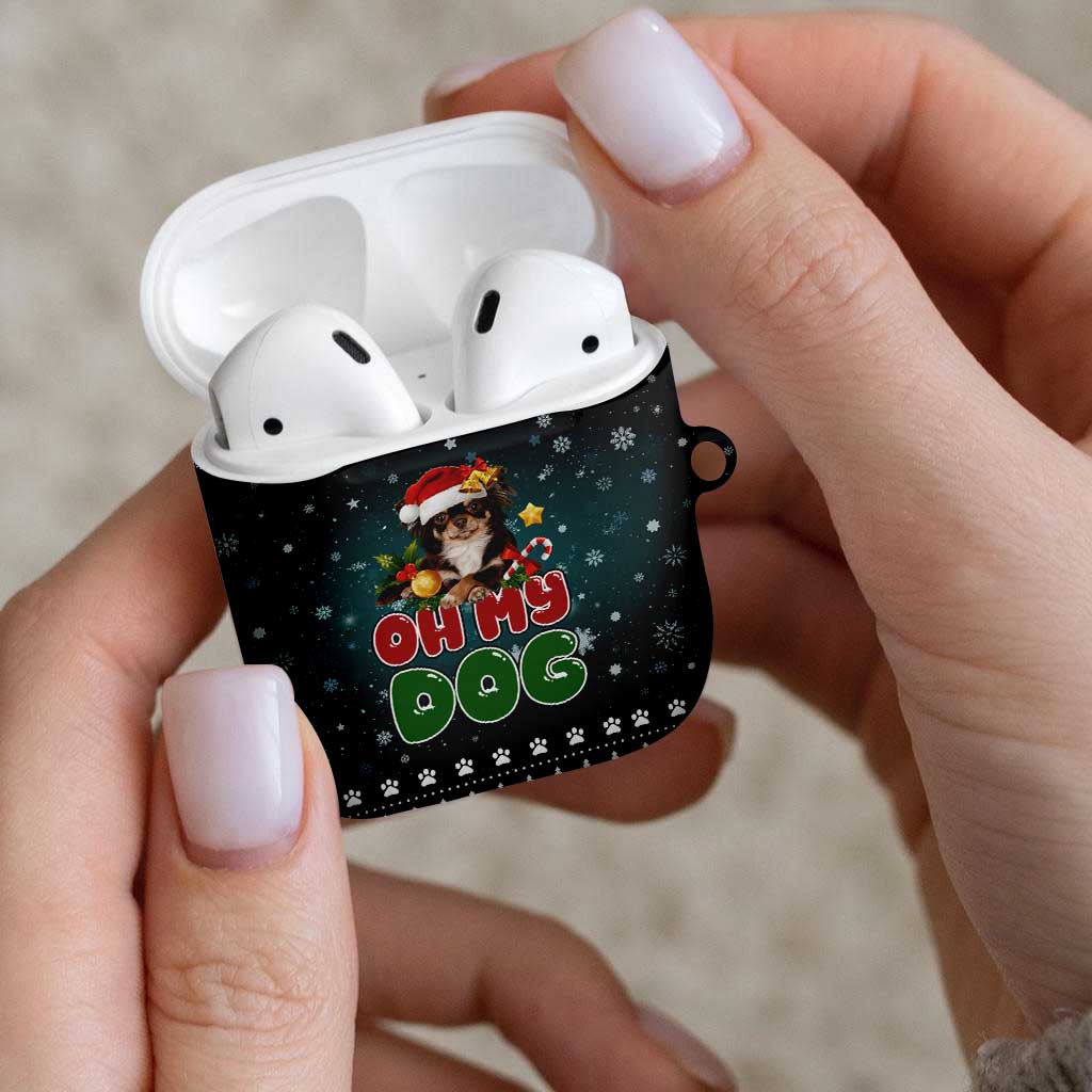 Chihuahua Oh My Dog Christmas AirPods Case Xmas Holiday Patterns - Wonder Print Shop
