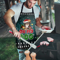 Chihuahua Oh My Dog Christmas Apron Xmas Holiday Patterns - Wonder Print Shop