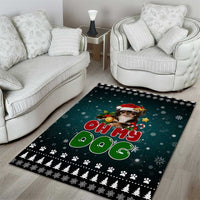Chihuahua Oh My Dog Christmas Area Rug Xmas Holiday Patterns - Wonder Print Shop