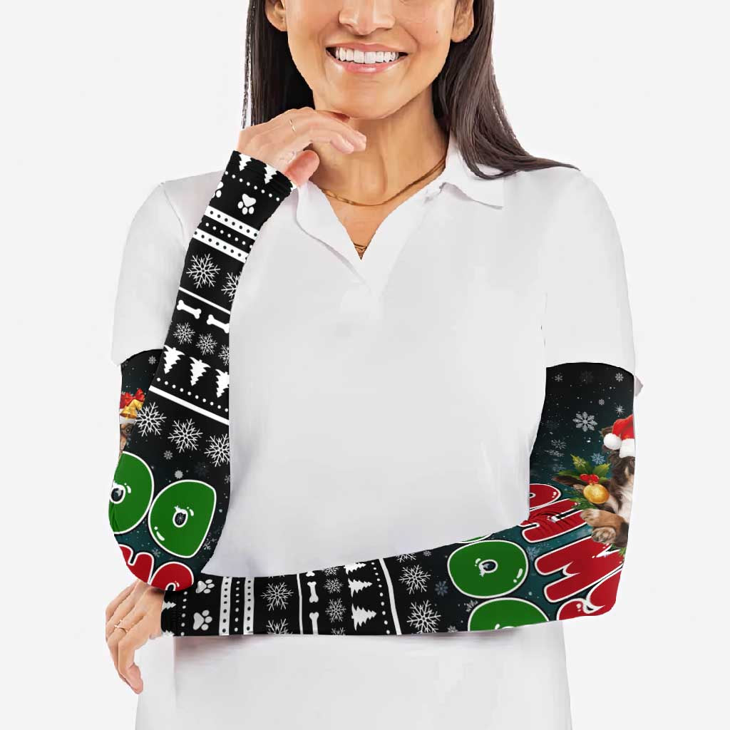 Chihuahua Oh My Dog Christmas Arm Sleeves Xmas Holiday Patterns - Wonder Print Shop