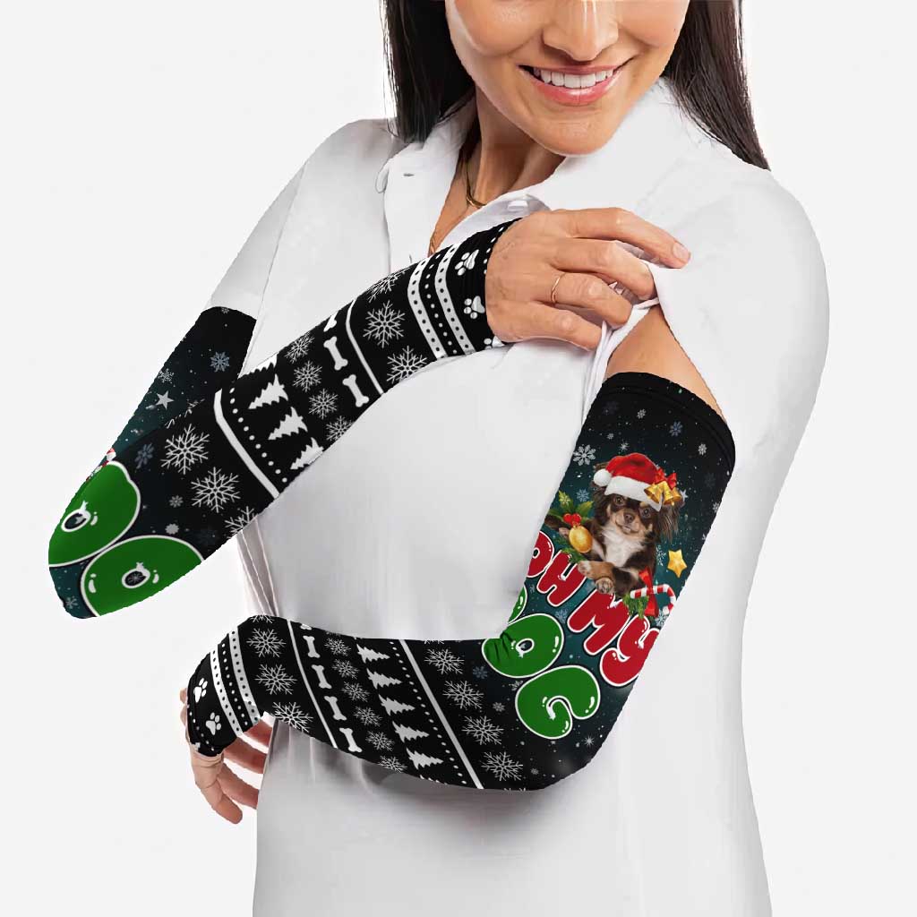 Chihuahua Oh My Dog Christmas Arm Sleeves Xmas Holiday Patterns - Wonder Print Shop