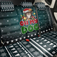 Chihuahua Oh My Dog Christmas Back Car Seat Cover Xmas Holiday Patterns - Wonder Print Shop