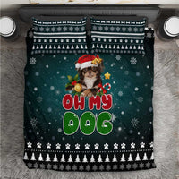 Chihuahua Oh My Dog Christmas Bedding Set Xmas Holiday Patterns - Wonder Print Shop