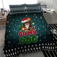 Chihuahua Oh My Dog Christmas Bedding Set Xmas Holiday Patterns - Wonder Print Shop