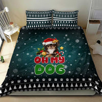 Chihuahua Oh My Dog Christmas Bedding Set Xmas Holiday Patterns - Wonder Print Shop