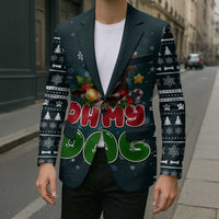 Chihuahua Oh My Dog Christmas Blazer Xmas Holiday Patterns - Wonder Print Shop