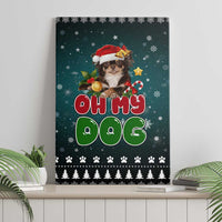 Chihuahua Oh My Dog Christmas Canvas Wall Art Xmas Holiday Patterns - Wonder Print Shop