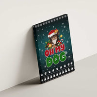 Chihuahua Oh My Dog Christmas Canvas Wall Art Xmas Holiday Patterns - Wonder Print Shop