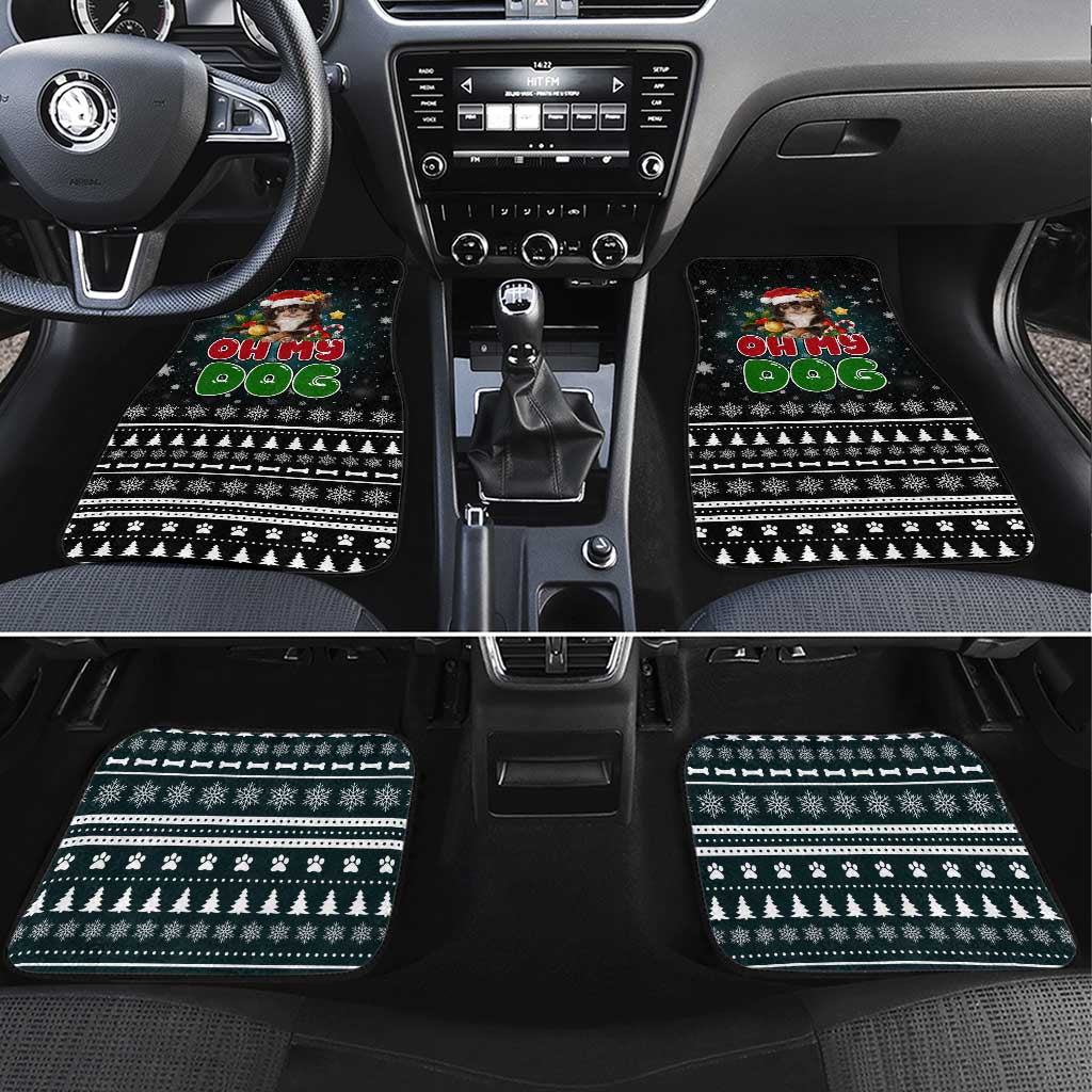 Chihuahua Oh My Dog Christmas Car Mats Xmas Holiday Patterns - Wonder Print Shop