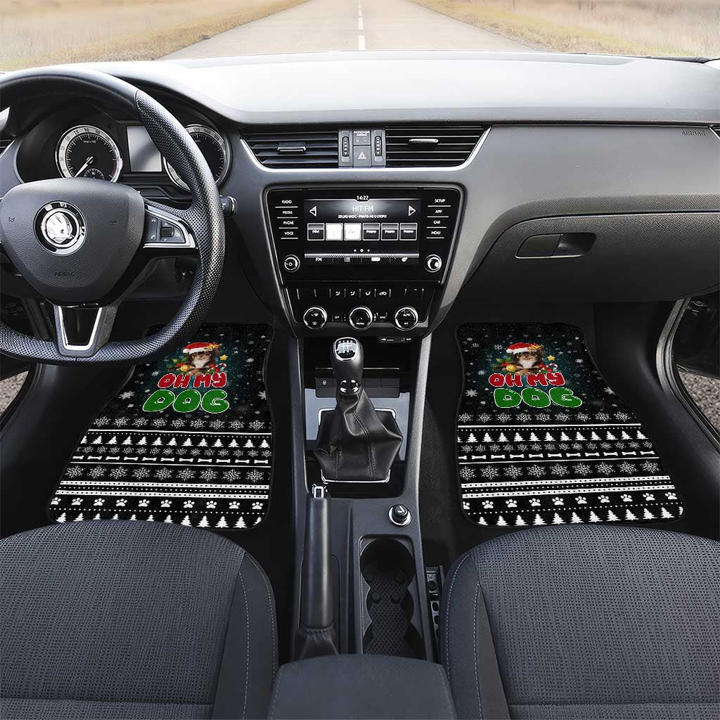 Chihuahua Oh My Dog Christmas Car Mats Xmas Holiday Patterns - Wonder Print Shop