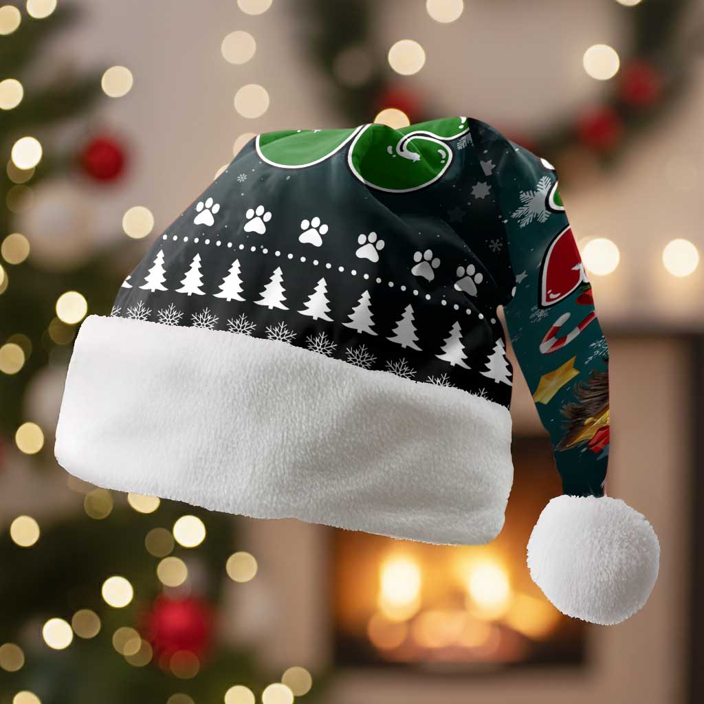 Chihuahua Oh My Dog Christmas Santa Hat Xmas Holiday Patterns - Wonder Print Shop