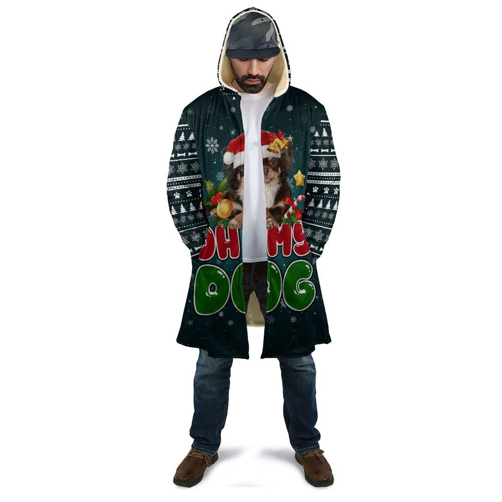 Chihuahua Oh My Dog Christmas Cloak Xmas Holiday Patterns - Wonder Print Shop