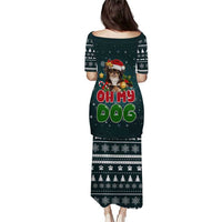 Chihuahua Oh My Dog Christmas Family Matching Puletasi and Hawaiian Shirt Xmas Holiday Patterns - Wonder Print Shop