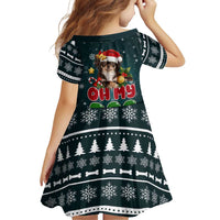Chihuahua Oh My Dog Christmas Family Matching Summer Maxi Dress and Hawaiian Shirt Xmas Holiday Patterns - Wonder Print Shop