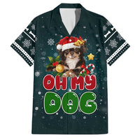 Chihuahua Oh My Dog Christmas Family Matching Summer Maxi Dress and Hawaiian Shirt Xmas Holiday Patterns - Wonder Print Shop