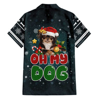 Chihuahua Oh My Dog Christmas Family Matching Summer Maxi Dress and Hawaiian Shirt Xmas Holiday Patterns - Wonder Print Shop
