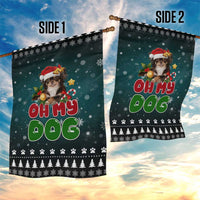 Chihuahua Oh My Dog Christmas Garden Flag Xmas Holiday Patterns - Wonder Print Shop