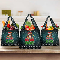 Chihuahua Oh My Dog Christmas Grocery Bag Xmas Holiday Patterns - Wonder Print Shop