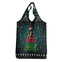 Chihuahua Oh My Dog Christmas Grocery Bag Xmas Holiday Patterns - Wonder Print Shop