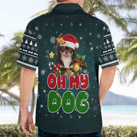Chihuahua Oh My Dog Christmas Hawaiian Shirt Xmas Holiday Patterns - Wonder Print Shop