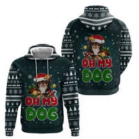 Chihuahua Oh My Dog Christmas Hoodie Xmas Holiday Patterns - Wonder Print Shop