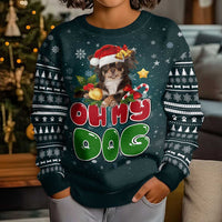 Chihuahua Oh My Dog Christmas Kid Ugly Christmas Sweater Xmas Holiday Patterns - Wonder Print Shop
