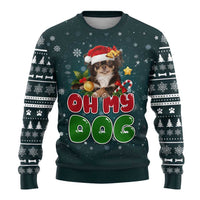 Chihuahua Oh My Dog Christmas Ugly Christmas Sweater Xmas Holiday Patterns - Wonder Print Shop
