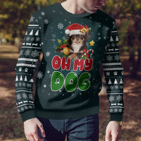 Chihuahua Oh My Dog Christmas Ugly Christmas Sweater Xmas Holiday Patterns - Wonder Print Shop