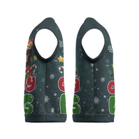 Chihuahua Oh My Dog Christmas Knitted V-Neck Vest Xmas Holiday Patterns - Wonder Print Shop