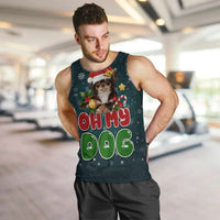 Chihuahua Oh My Dog Christmas Men Tank Top Xmas Holiday Patterns - Wonder Print Shop