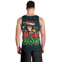 Chihuahua Oh My Dog Christmas Men Tank Top Xmas Holiday Patterns - Wonder Print Shop