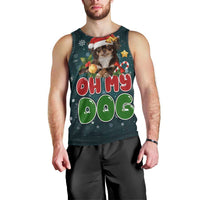 Chihuahua Oh My Dog Christmas Men Tank Top Xmas Holiday Patterns - Wonder Print Shop