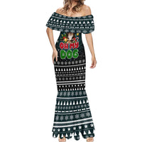 Chihuahua Oh My Dog Christmas Mermaid Dress Xmas Holiday Patterns - Wonder Print Shop
