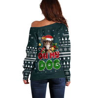 Chihuahua Oh My Dog Christmas Off Shoulder Sweater Xmas Holiday Patterns - Wonder Print Shop