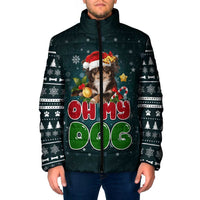 Chihuahua Oh My Dog Christmas Padded Jacket Xmas Holiday Patterns - Wonder Print Shop