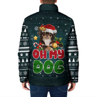 Chihuahua Oh My Dog Christmas Padded Jacket Xmas Holiday Patterns - Wonder Print Shop