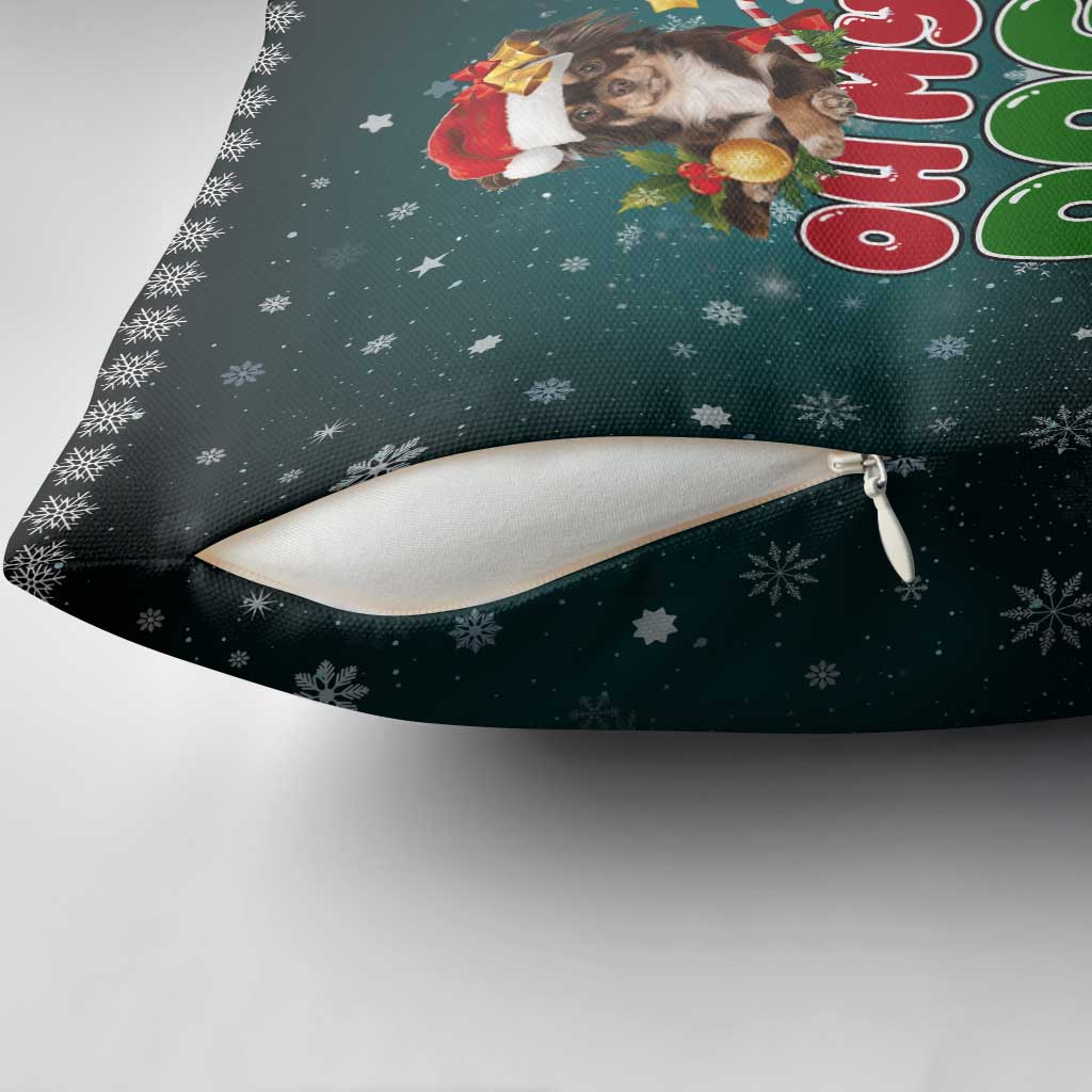 Chihuahua Oh My Dog Christmas Pillow Cover Xmas Holiday Patterns - Wonder Print Shop