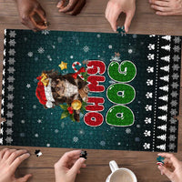 Chihuahua Oh My Dog Christmas Puzzle Xmas Holiday Patterns - Wonder Print Shop