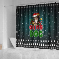Chihuahua Oh My Dog Christmas Shower Curtain Xmas Holiday Patterns - Wonder Print Shop
